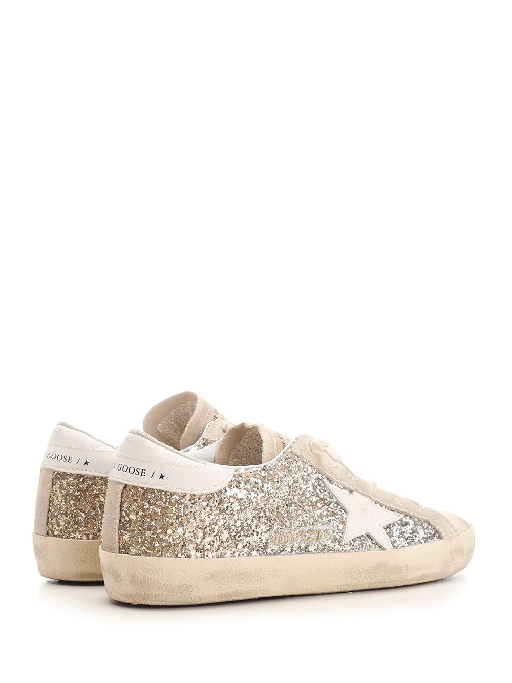 Al Duca D'Aosta Golden Goose Sneakers "Super Star" glitter Economico