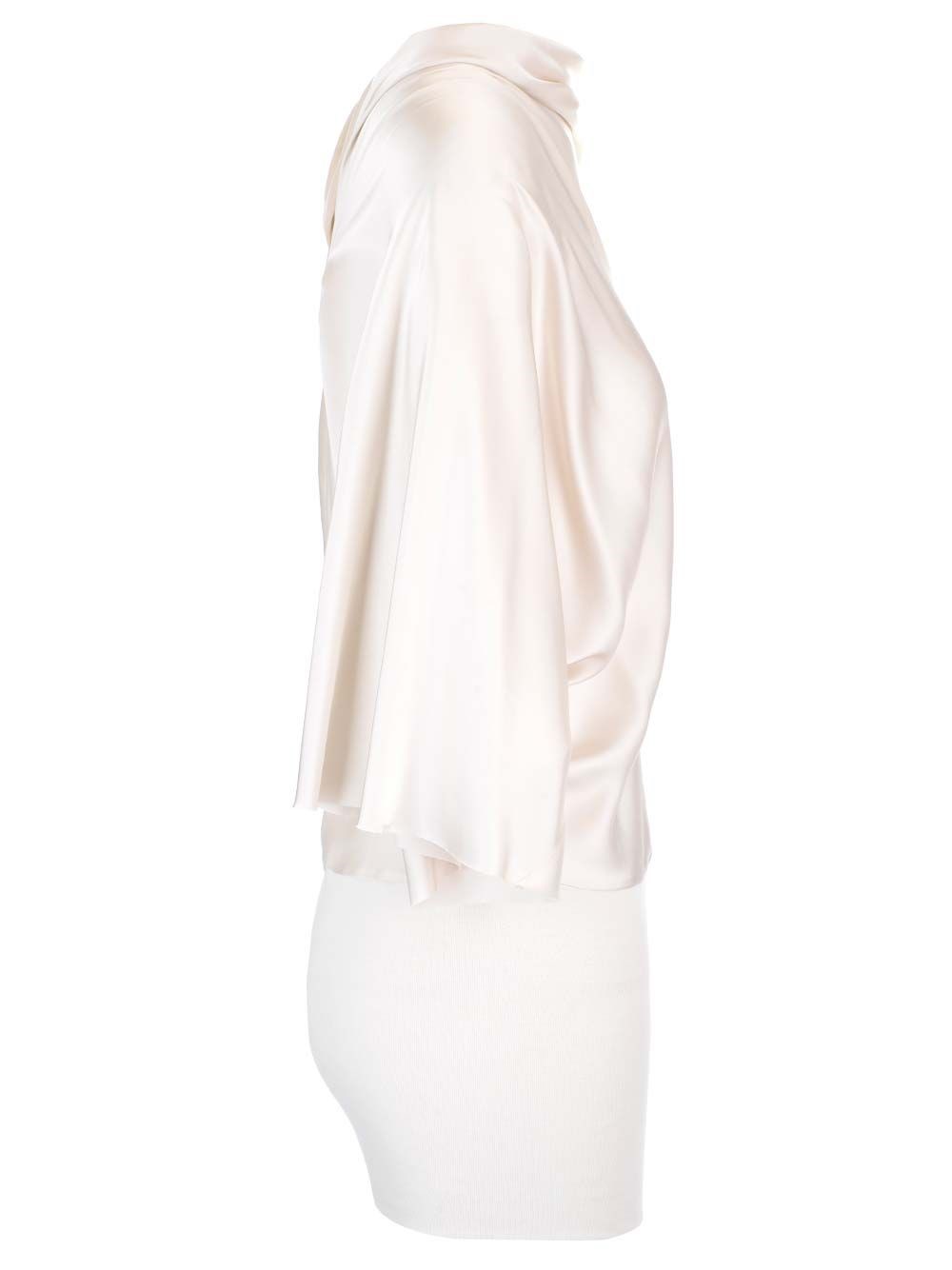 Al Duca D'Aosta Rick Owens Top in charmeuse Vendite Flash