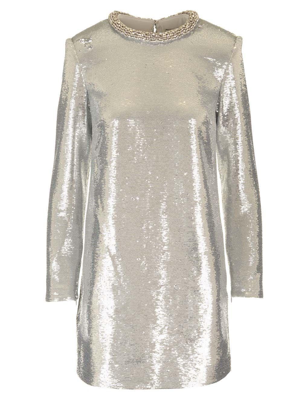 Al Duca D'Aosta Roland Mouret Miniabito a maniche lunghe con paillettes