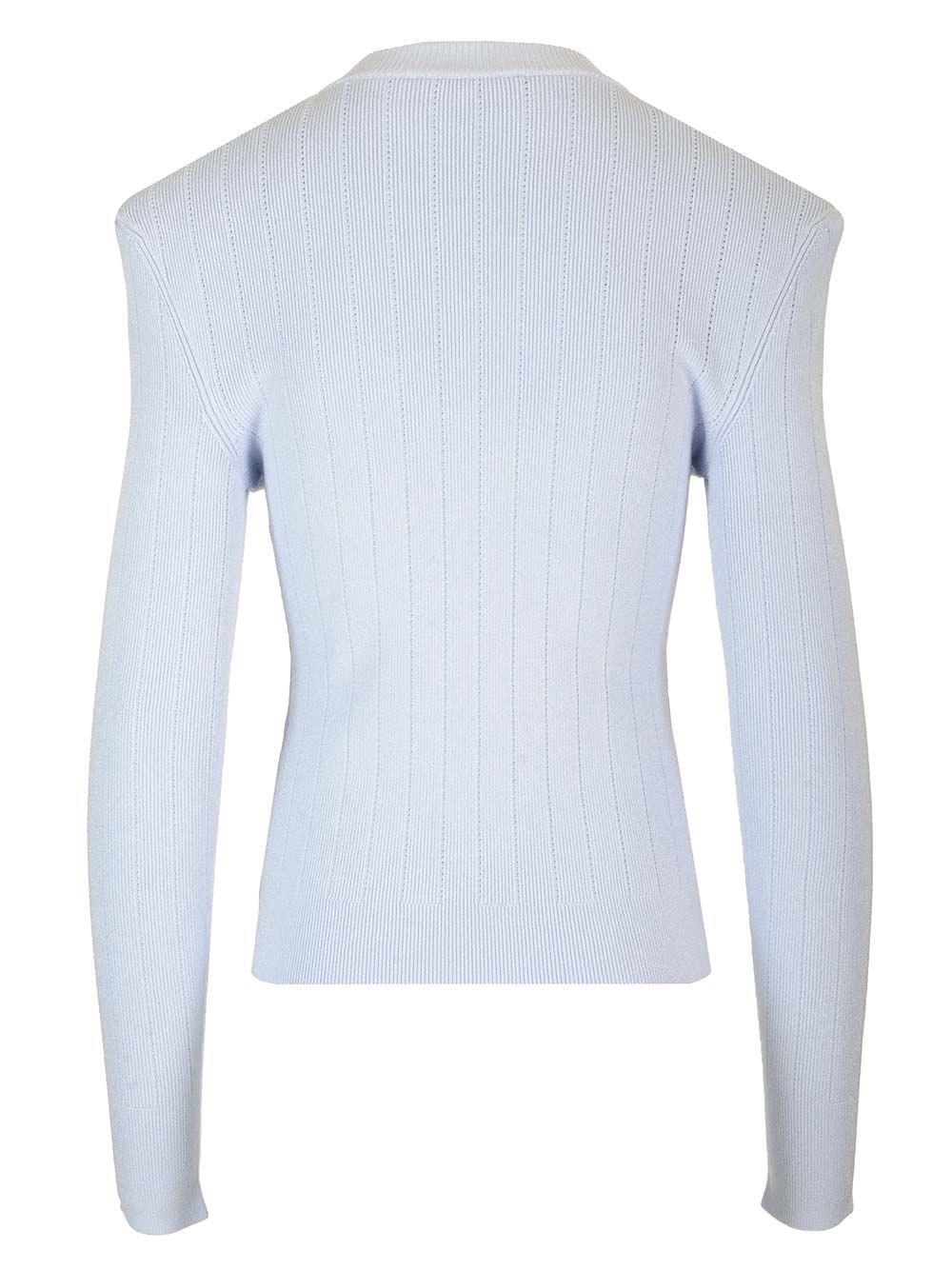 Al Duca D'Aosta Balmain BUTTON-TRIMMED TURTLENECK SWEATER 2025