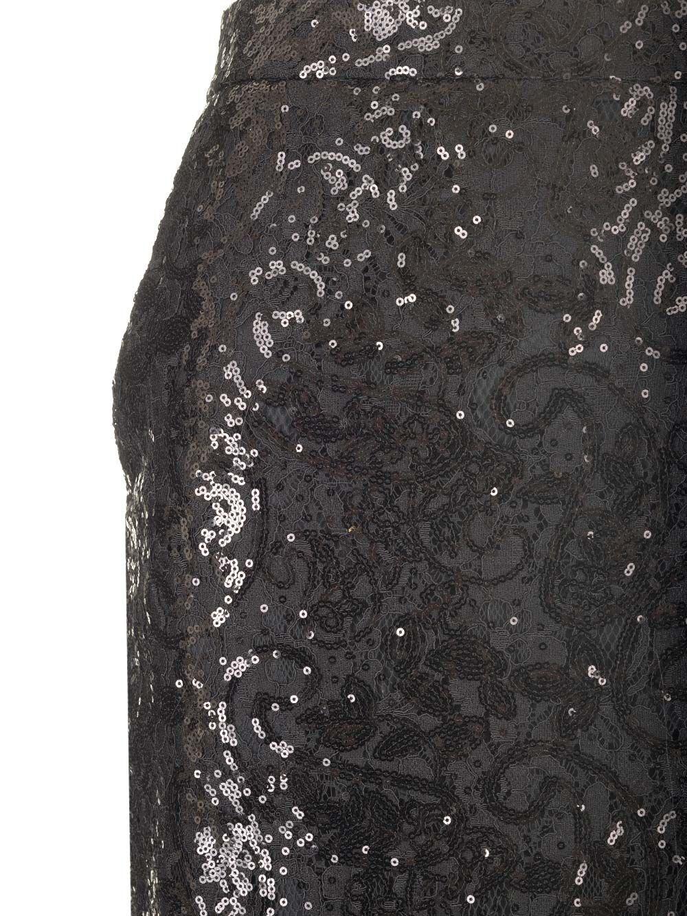 Al Duca D'Aosta Al Duca D'aosta Gonna tubino in pizzo e paillettes Shopping Online