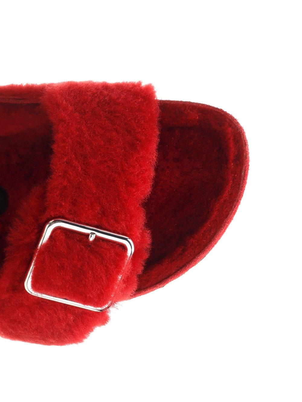 Al Duca D'Aosta Birkenstock 1774 Sandalo "Arizona" in shearling Vendita Calda