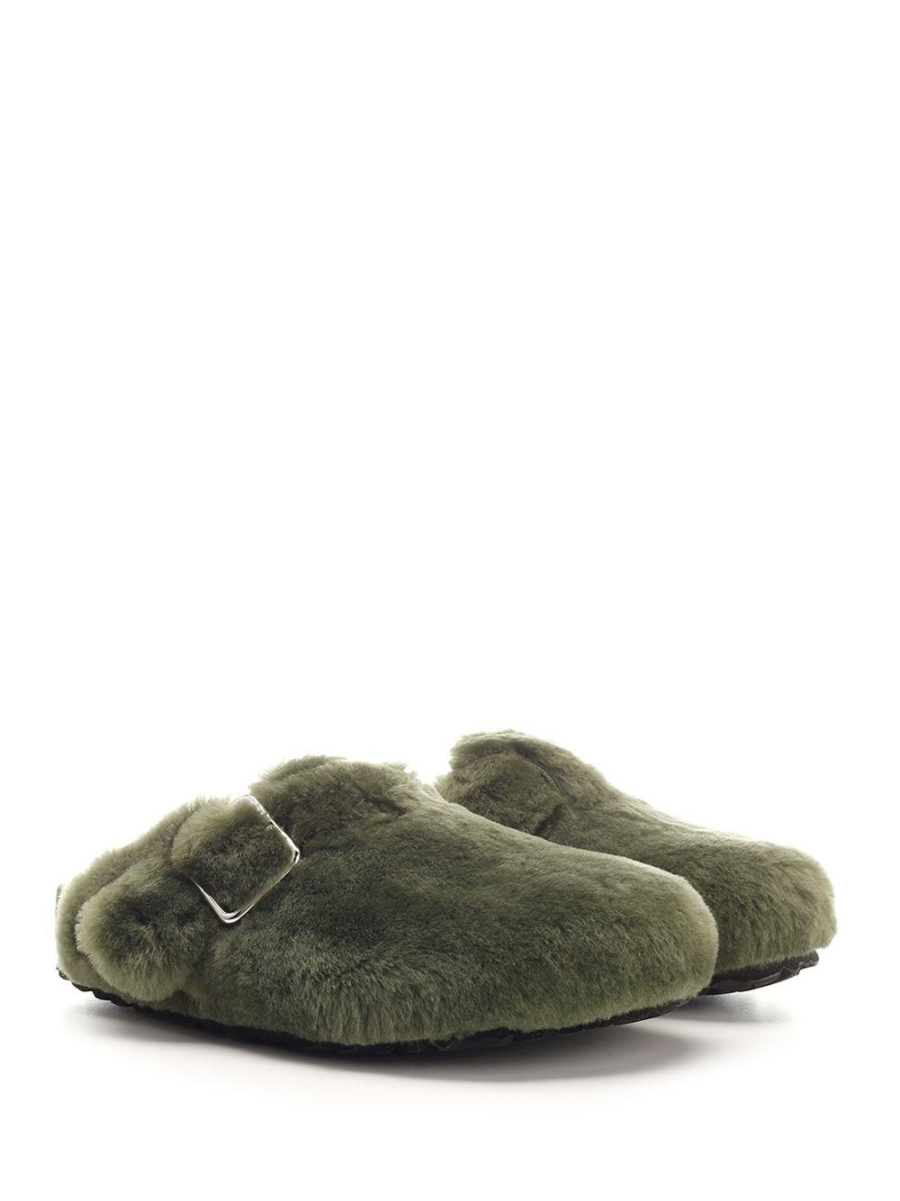 Al Duca D'Aosta Birkenstock 1774 Sabot "Boston" in shearling Vendita Economica