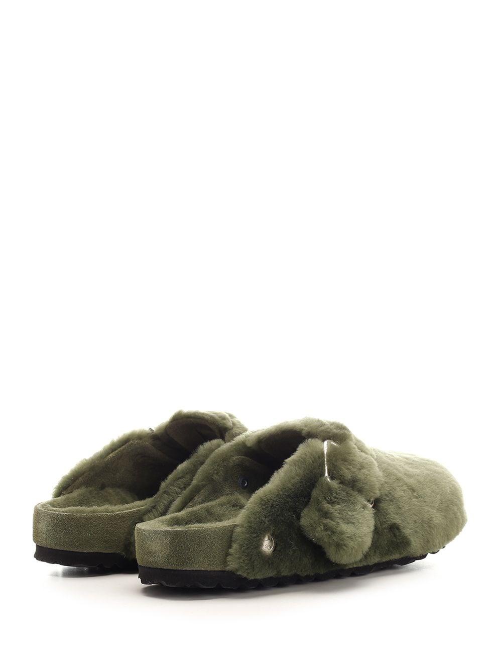Al Duca D'Aosta Birkenstock 1774 Sabot "Boston" in shearling Vendita Economica