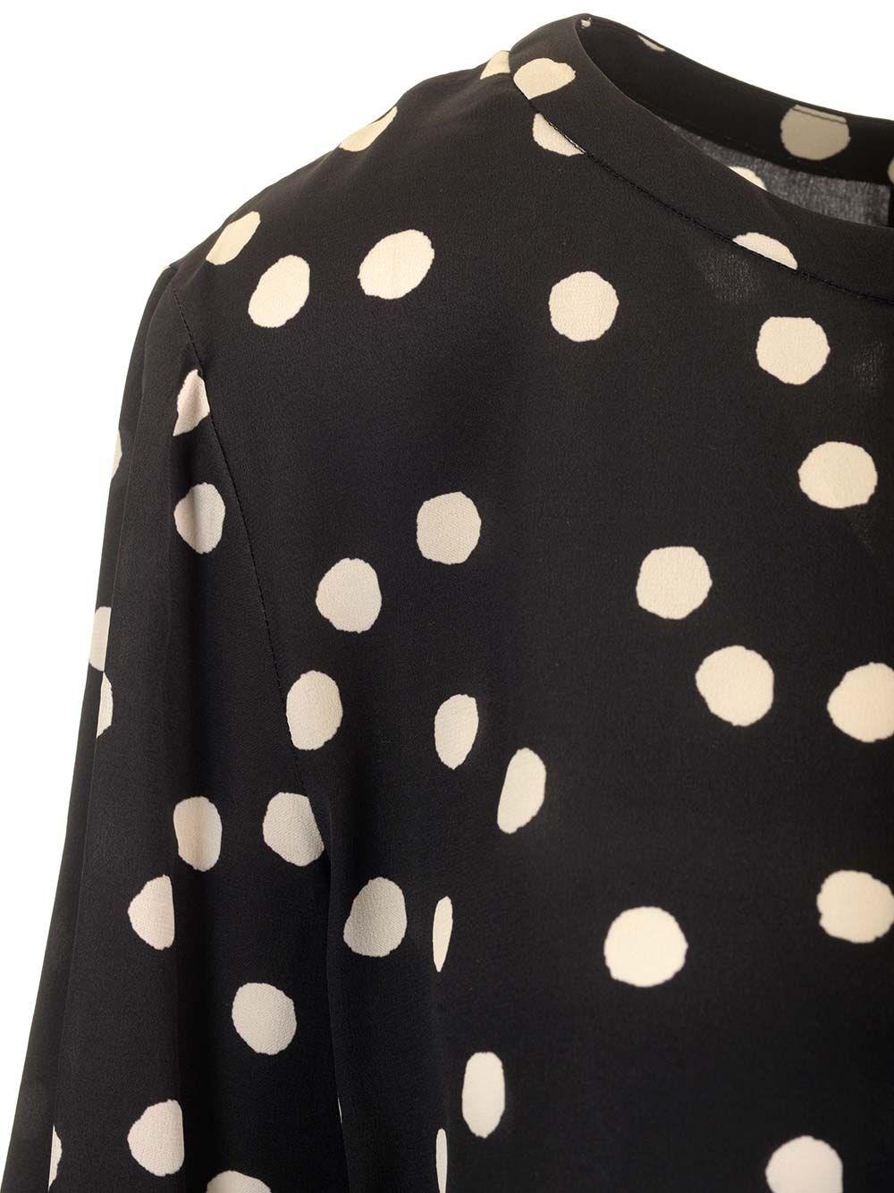 Al Duca D'Aosta 's Max Mara Blusa "Arturo" in crepe Nuovo