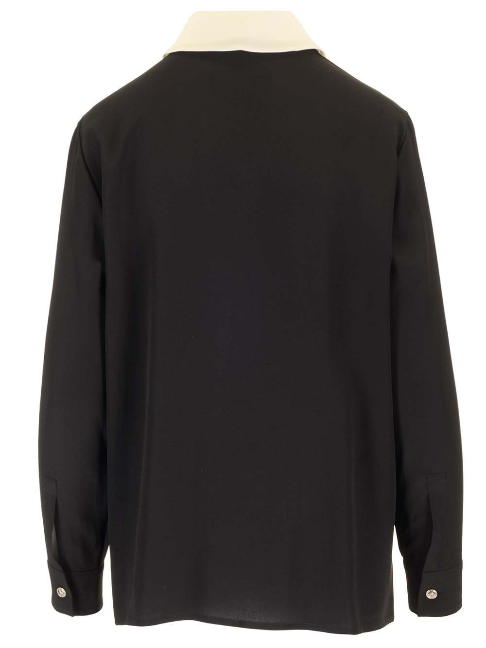 Al Duca D'Aosta Versace Blusa in crepe de chine Promozione