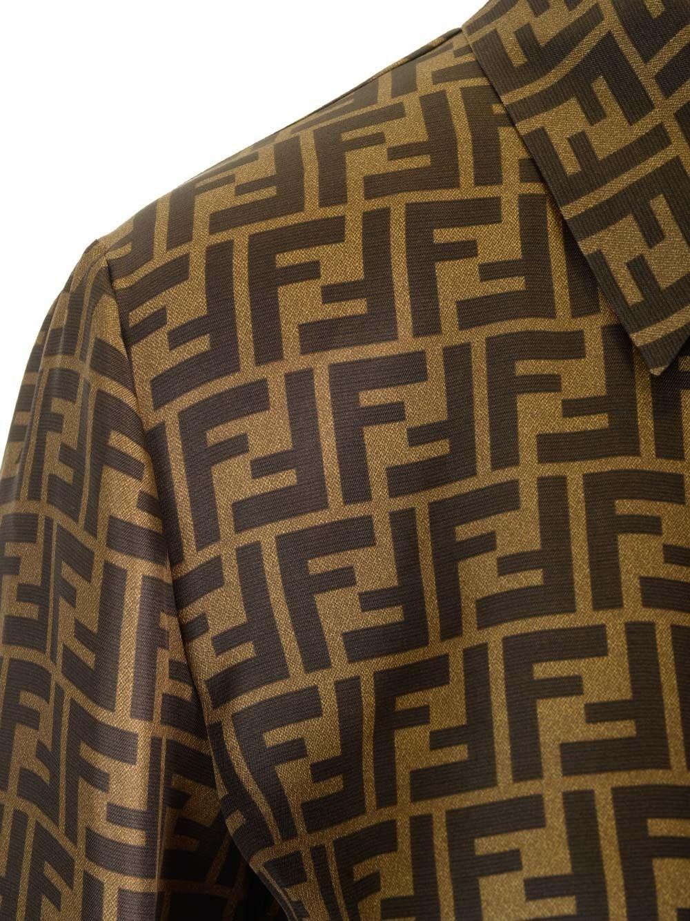 Al Duca D'Aosta Fendi Camicia corta in twill Pezzi Unici