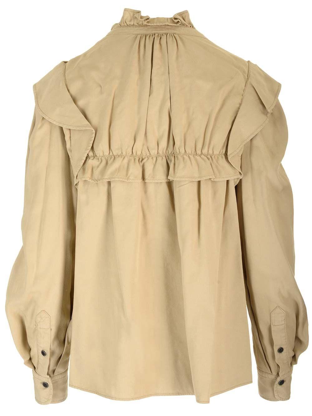 Al Duca D'Aosta Marant Etoile Camicia "Idety" in lyocell Negozi Online