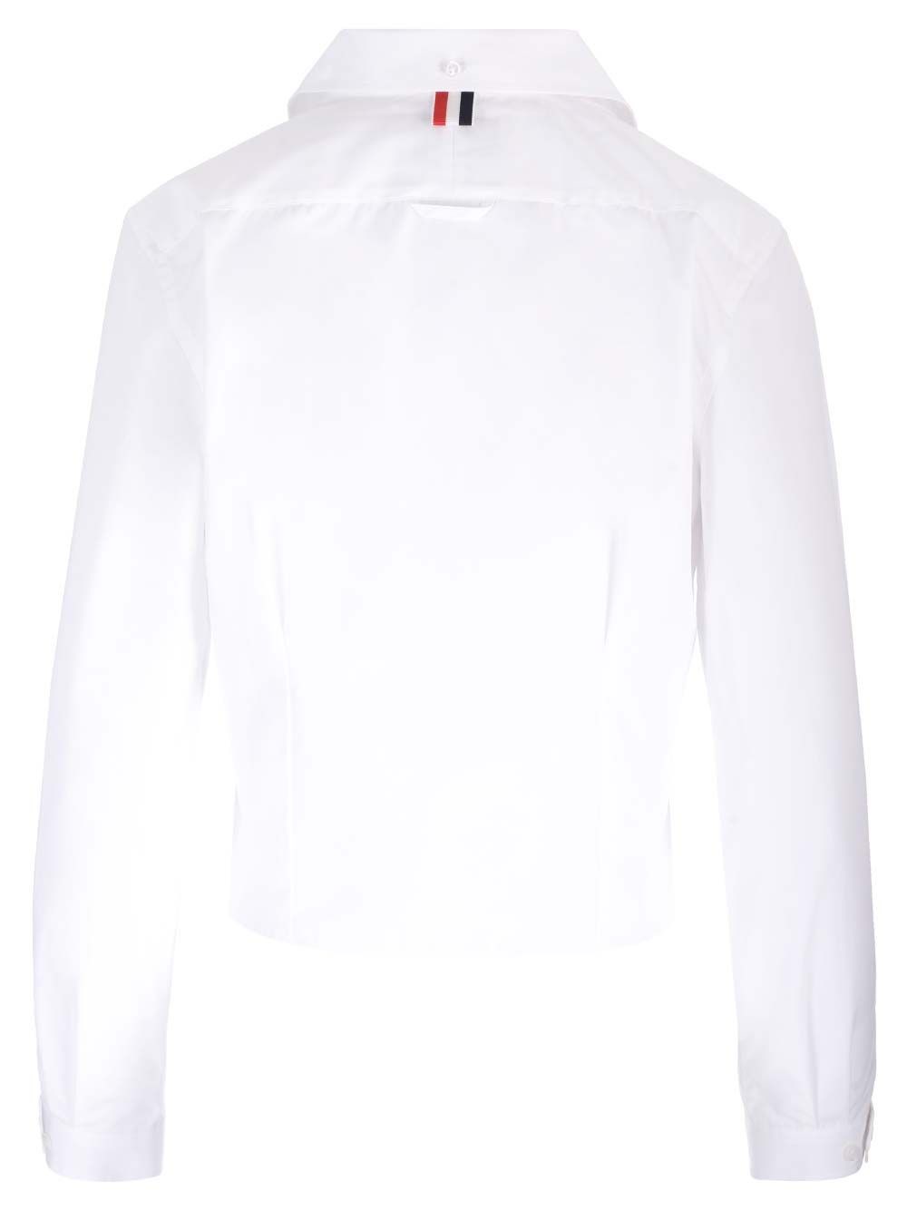 Al Duca D'Aosta Thom Browne Camicia corta in popeline Promozione Limitata