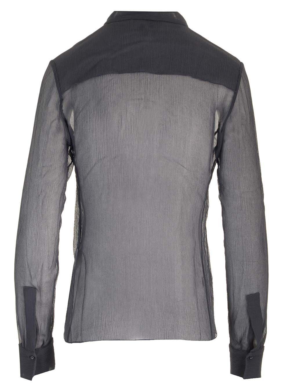 Al Duca D'Aosta Chloe' Blusa in crepon di seta In Vendita