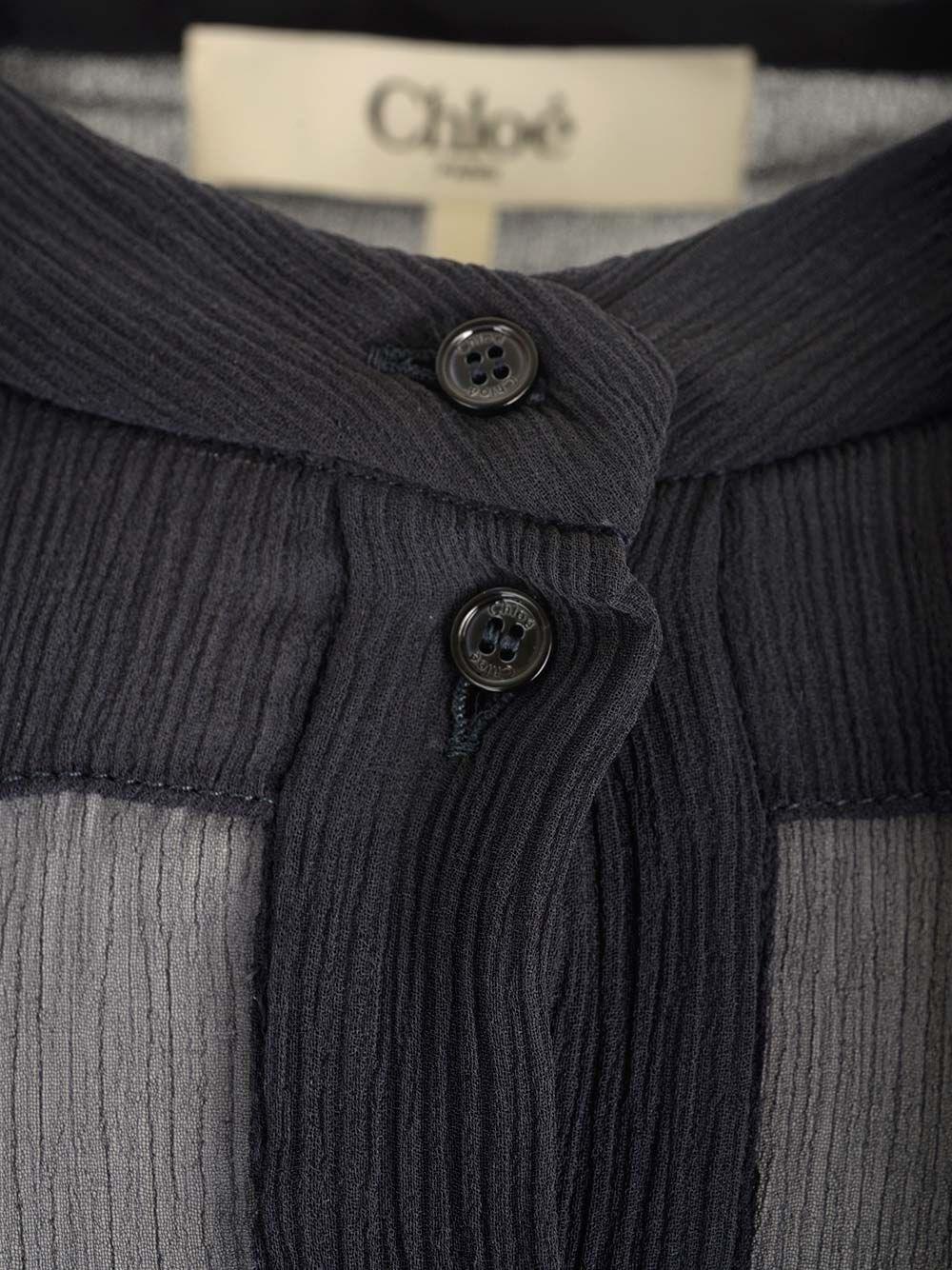 Al Duca D'Aosta Chloe' Blusa in crepon di seta In Vendita