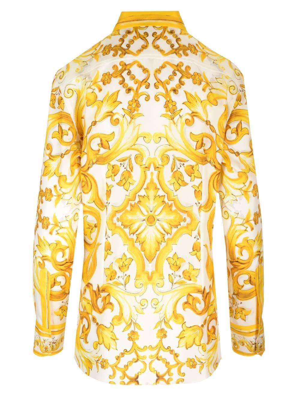 Al Duca D'Aosta Dolce & Gabbana Camicia in twill di seta Offerte