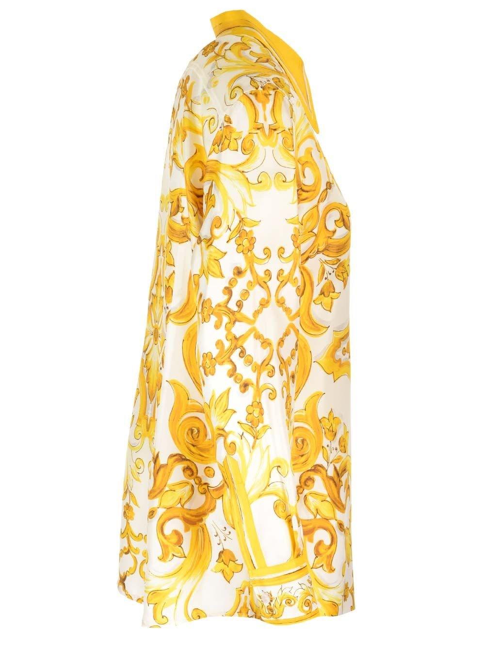 Al Duca D'Aosta Dolce & Gabbana Camicia in twill di seta Offerte
