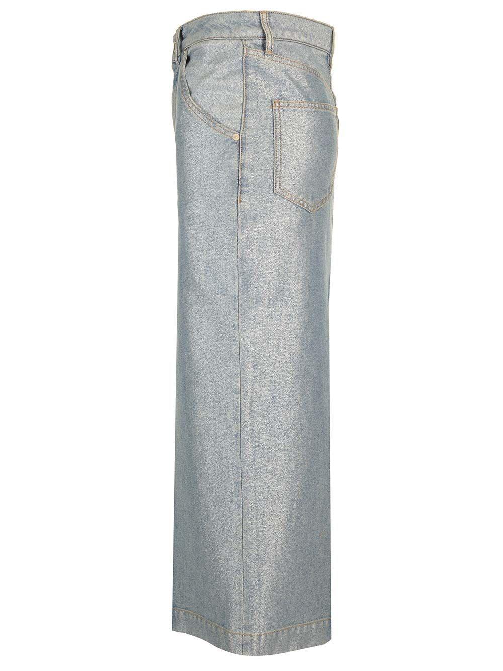 Al Duca D'Aosta Darkpark Gonna denim lurex Moda