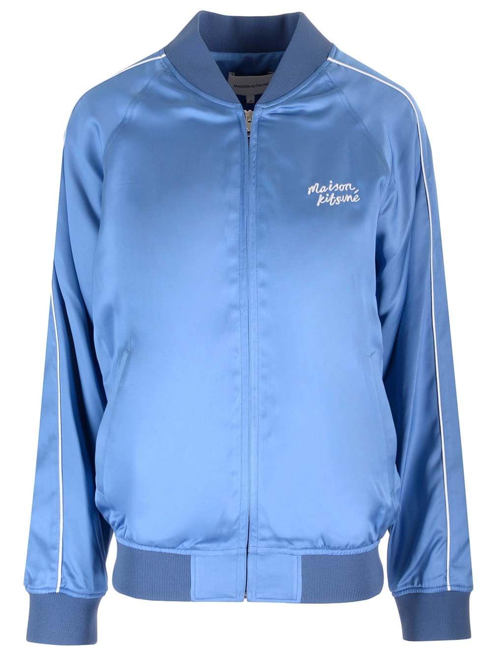 Al Duca D'Aosta Maison Kitsuné Giacca varsity in satin Italy