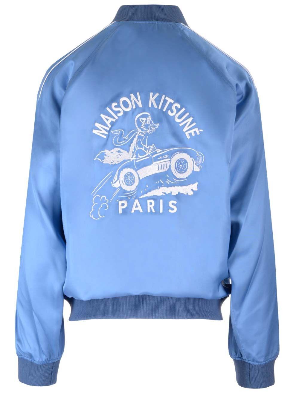 Al Duca D'Aosta Maison Kitsuné Giacca varsity in satin Italy