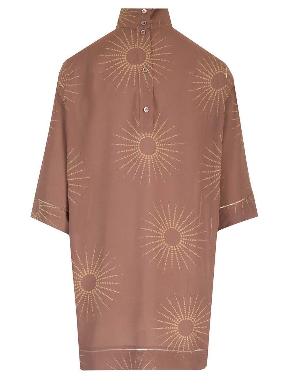 Al Duca D'Aosta Dries Van Noten Top a tunica In Linea