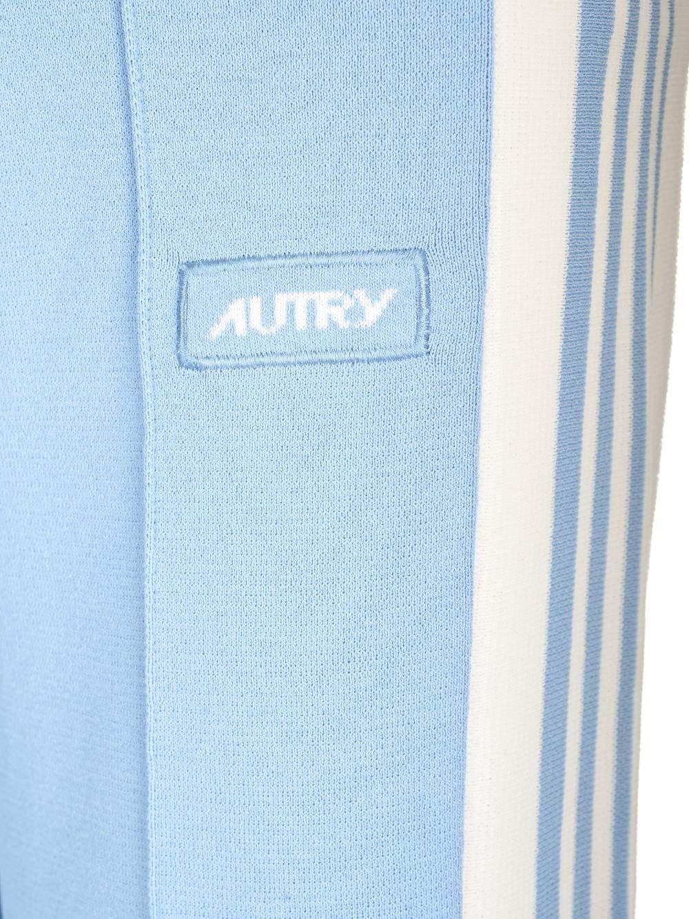 Al Duca D'Aosta Autry Pantaloni in viscosa azzurri Negozi Online