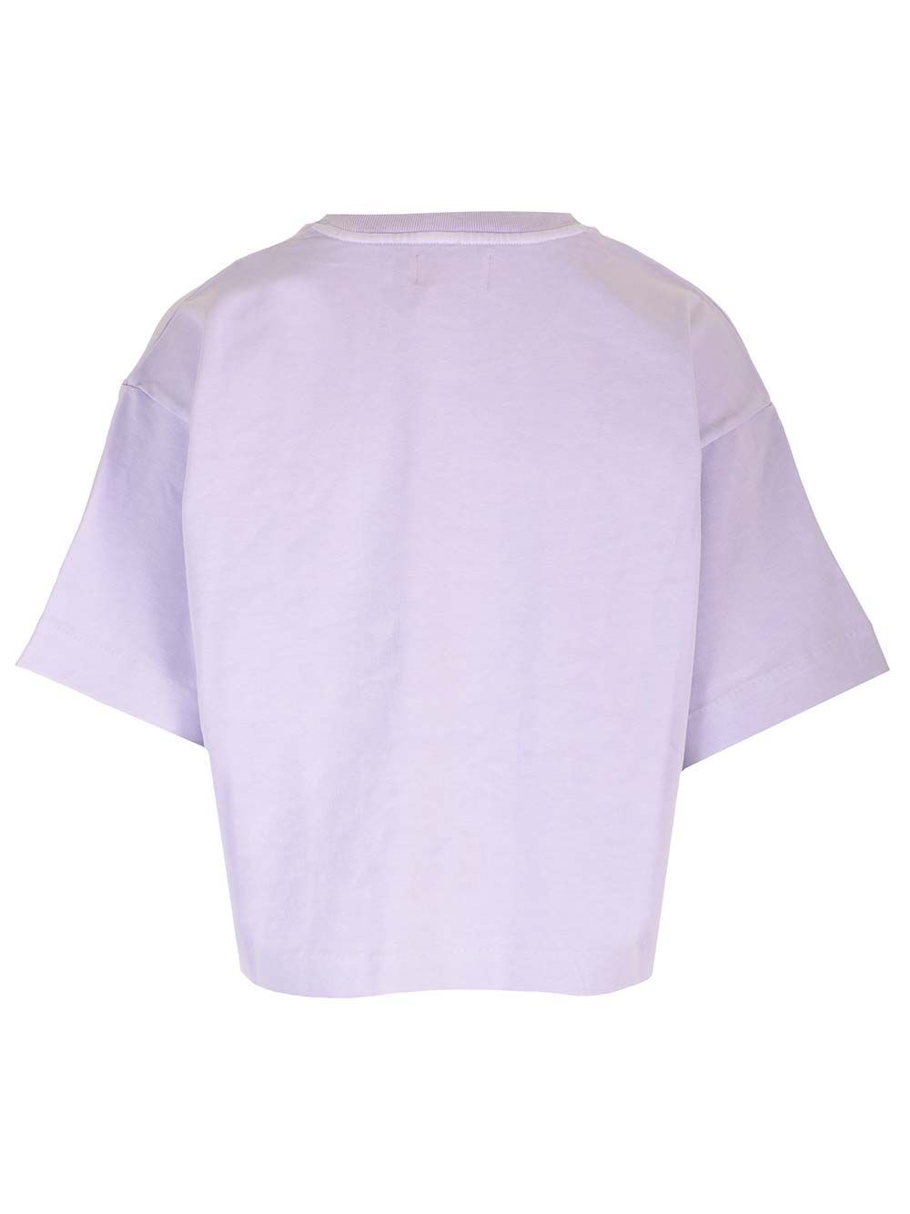Al Duca D'Aosta Autry T-shirt cropped lilla Sconto