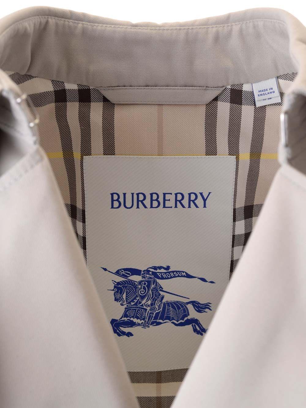 Al Duca D'Aosta Burberry Trench medio in misto cotone Prezzo Ridotto