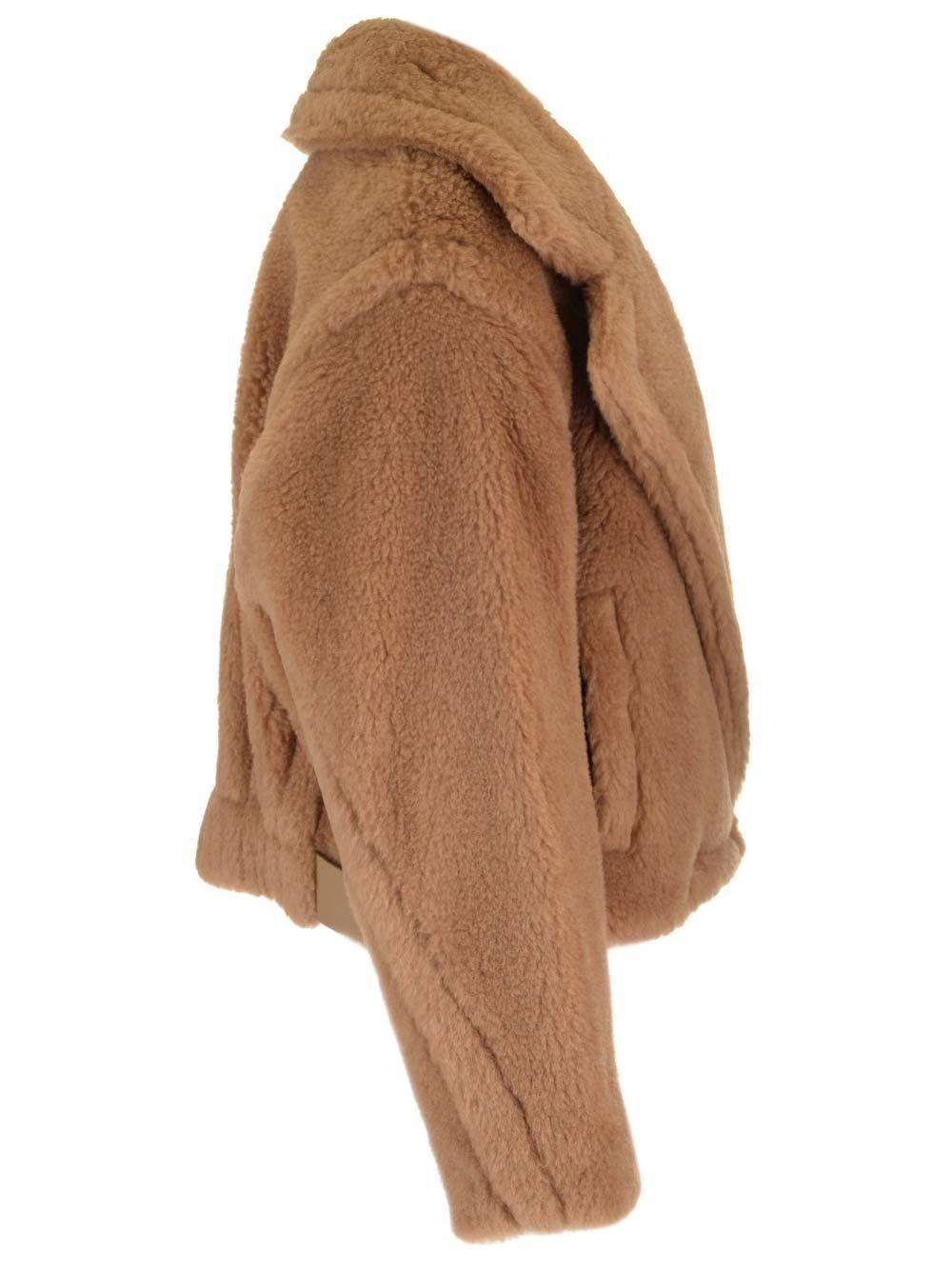 Al Duca D'Aosta Max Mara LOOK 24 - GARDONE TEDDY BIKER SILK CAMEL Offerta
