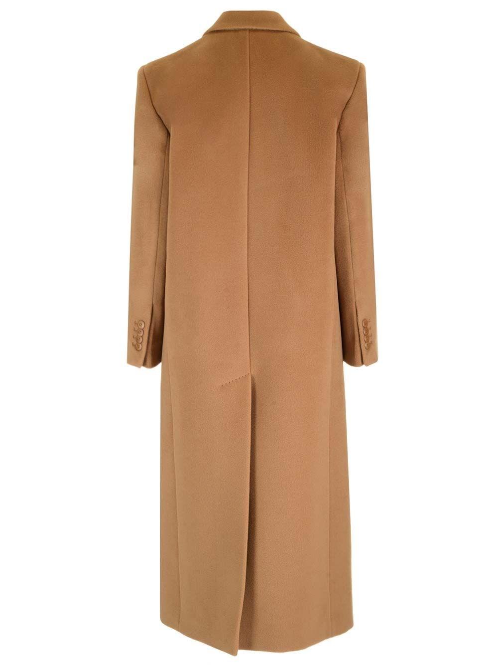 Al Duca D'Aosta Studio Max Mara Cappotto lungo doppiopetto in pura lana Italia
