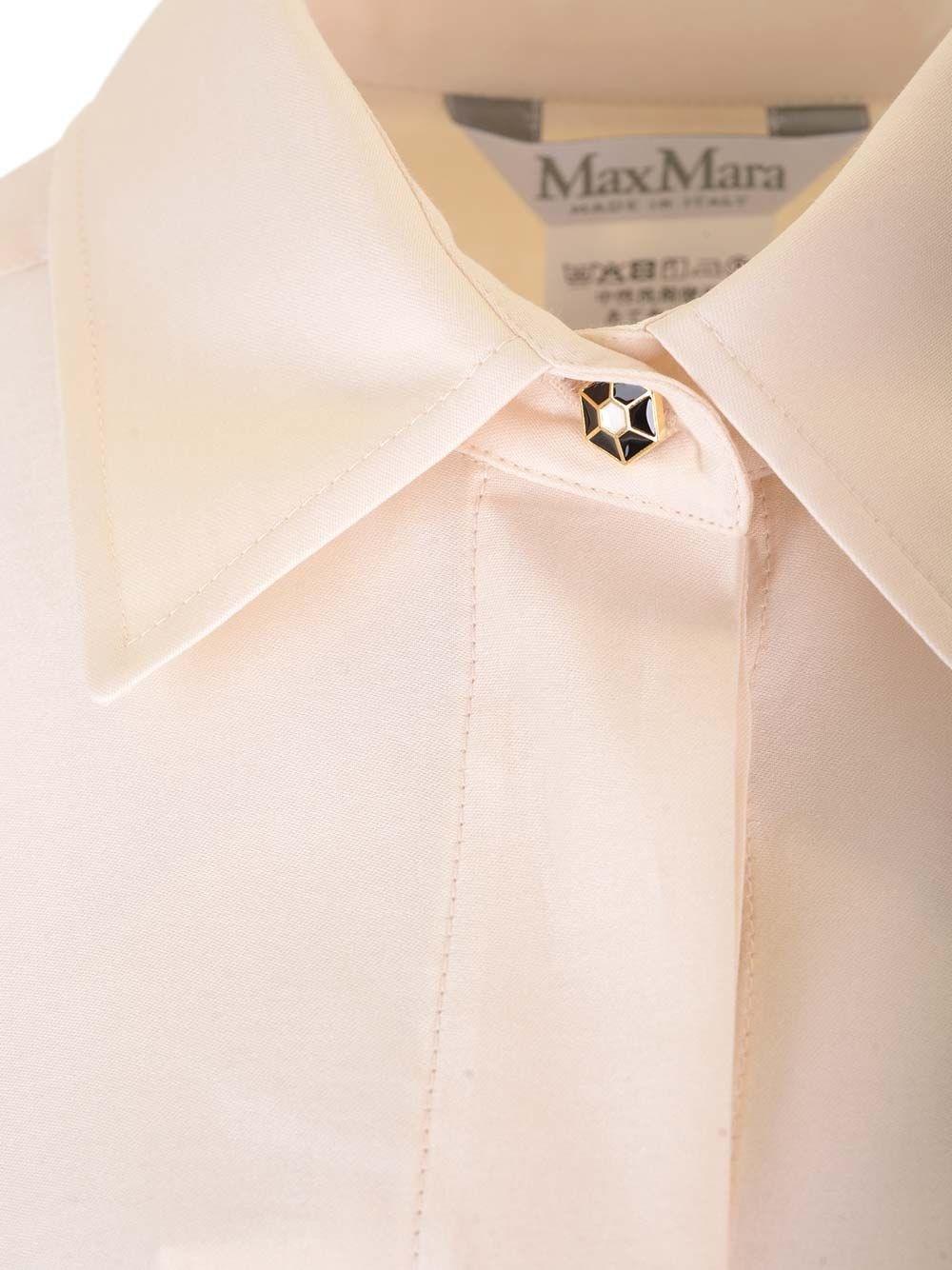 Al Duca D'Aosta Max Mara Camicia in raso di cotone Promozione Limitata