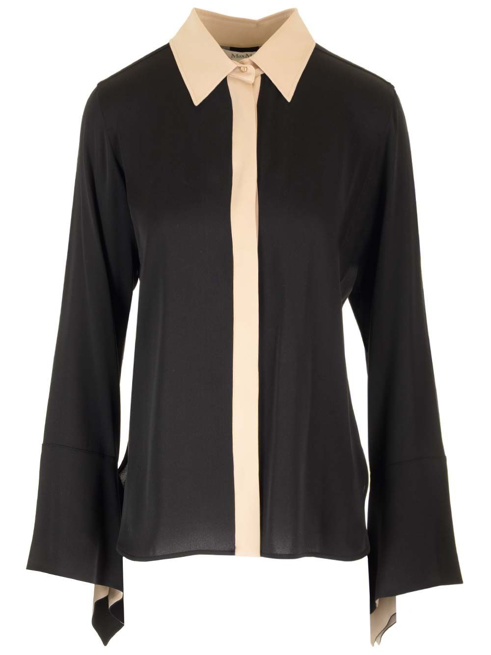 Al Duca D'Aosta Max Mara Camicia in charmeuse di seta