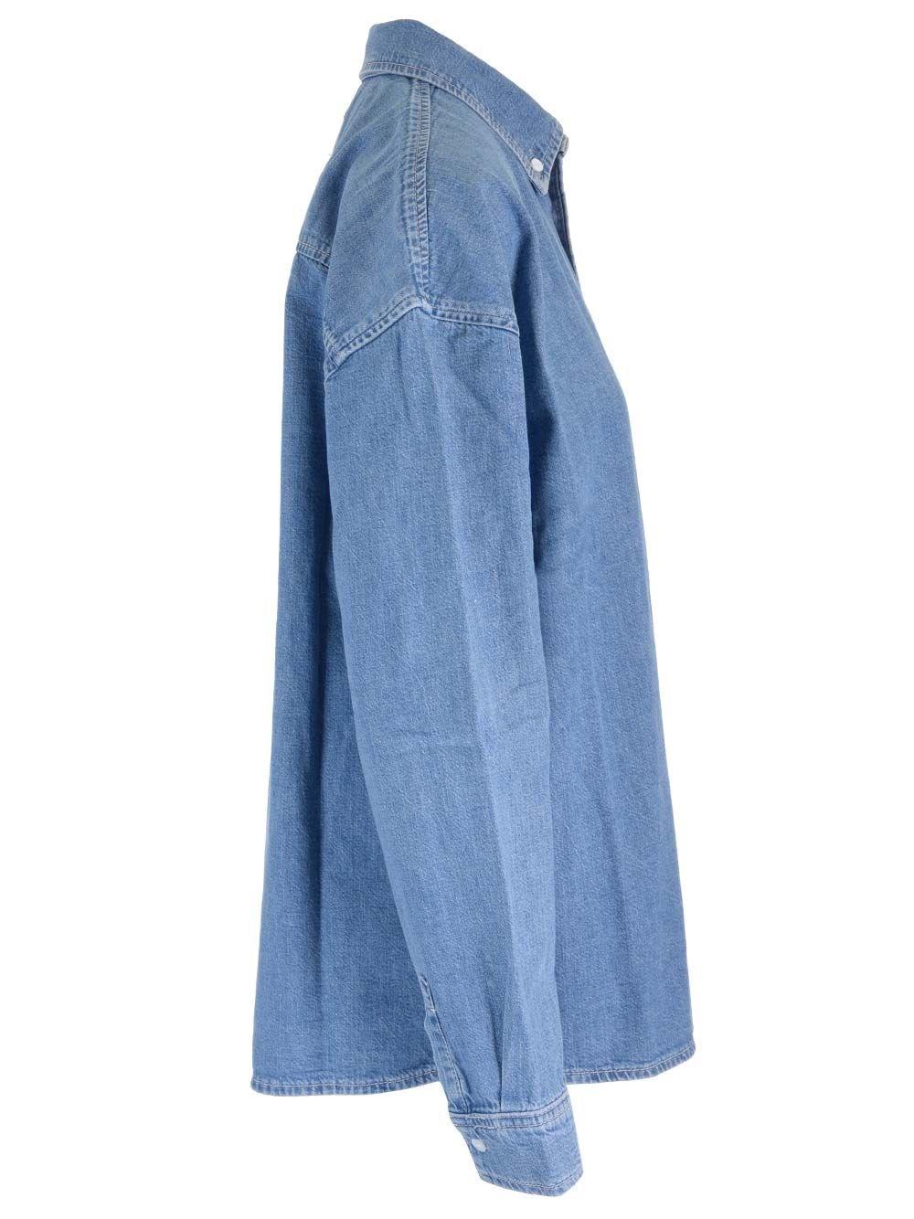 Al Duca D'Aosta Frame X Ritz Camicia in denim Sottocosto