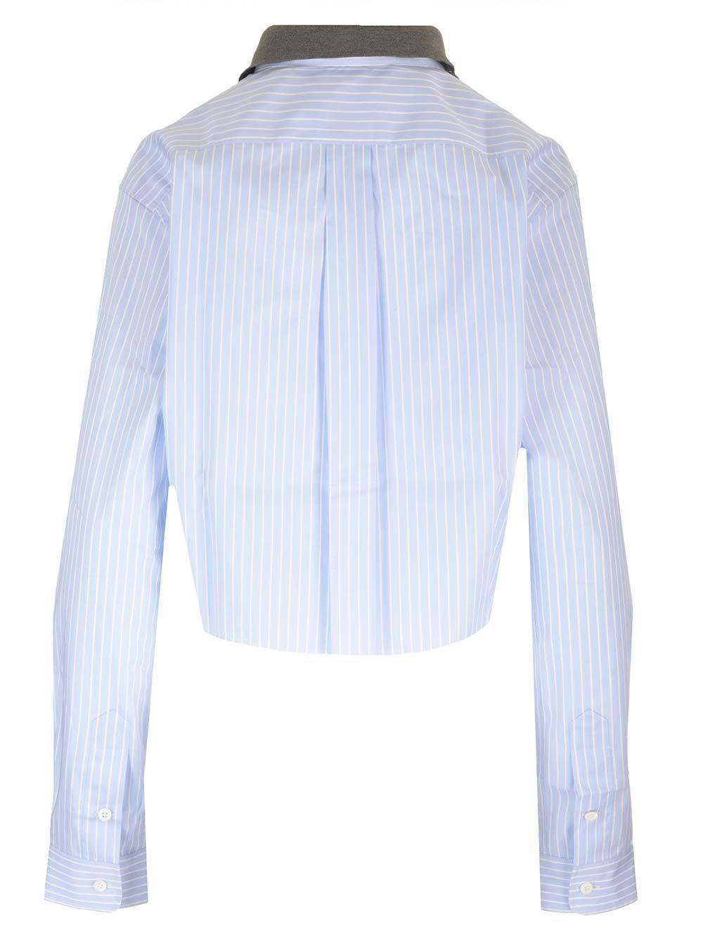 Al Duca D'Aosta Miu Miu Camicia in cotone a righe Novità