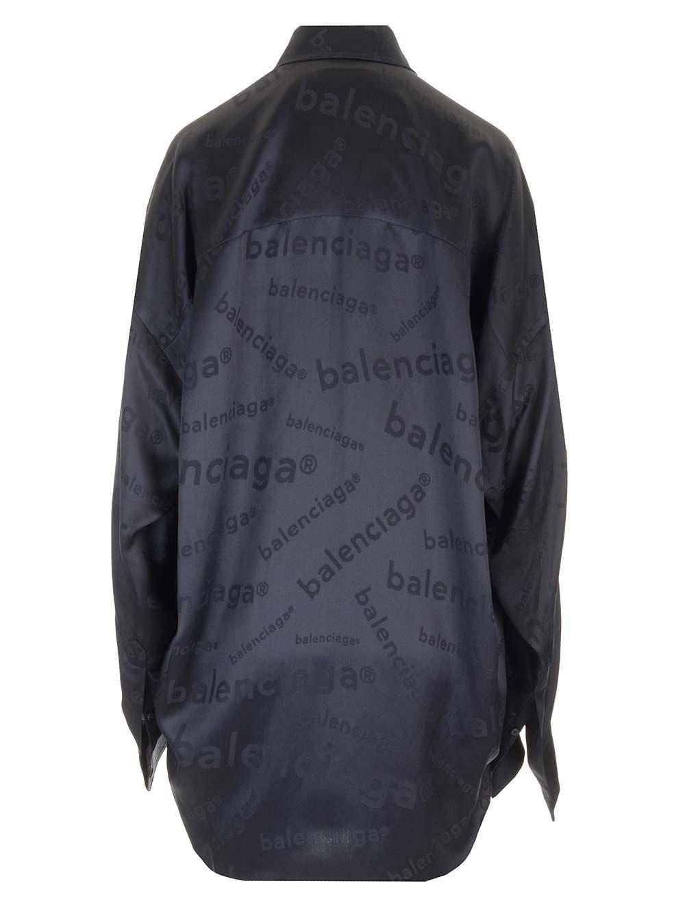 Al Duca D'Aosta Balenciaga Camicia cocoon seta Presa