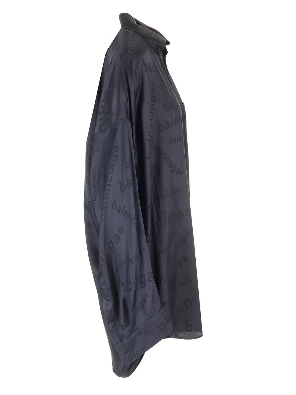 Al Duca D'Aosta Balenciaga Camicia cocoon seta Presa
