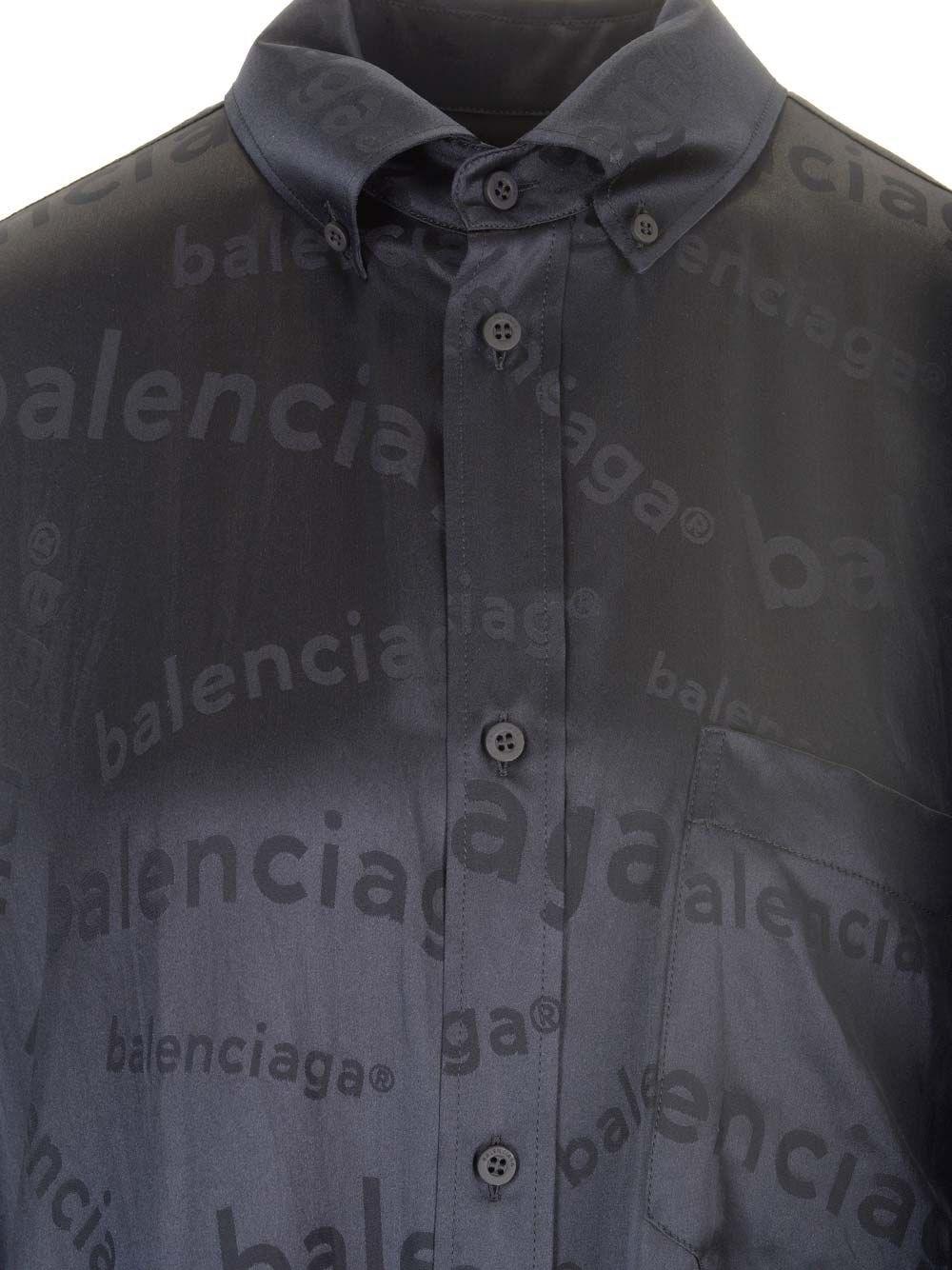 Al Duca D'Aosta Balenciaga Camicia cocoon seta Presa