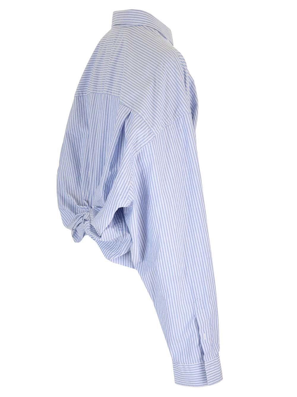 Al Duca D'Aosta Balenciaga Camicia oversize "Knotted Shirt" Sconto