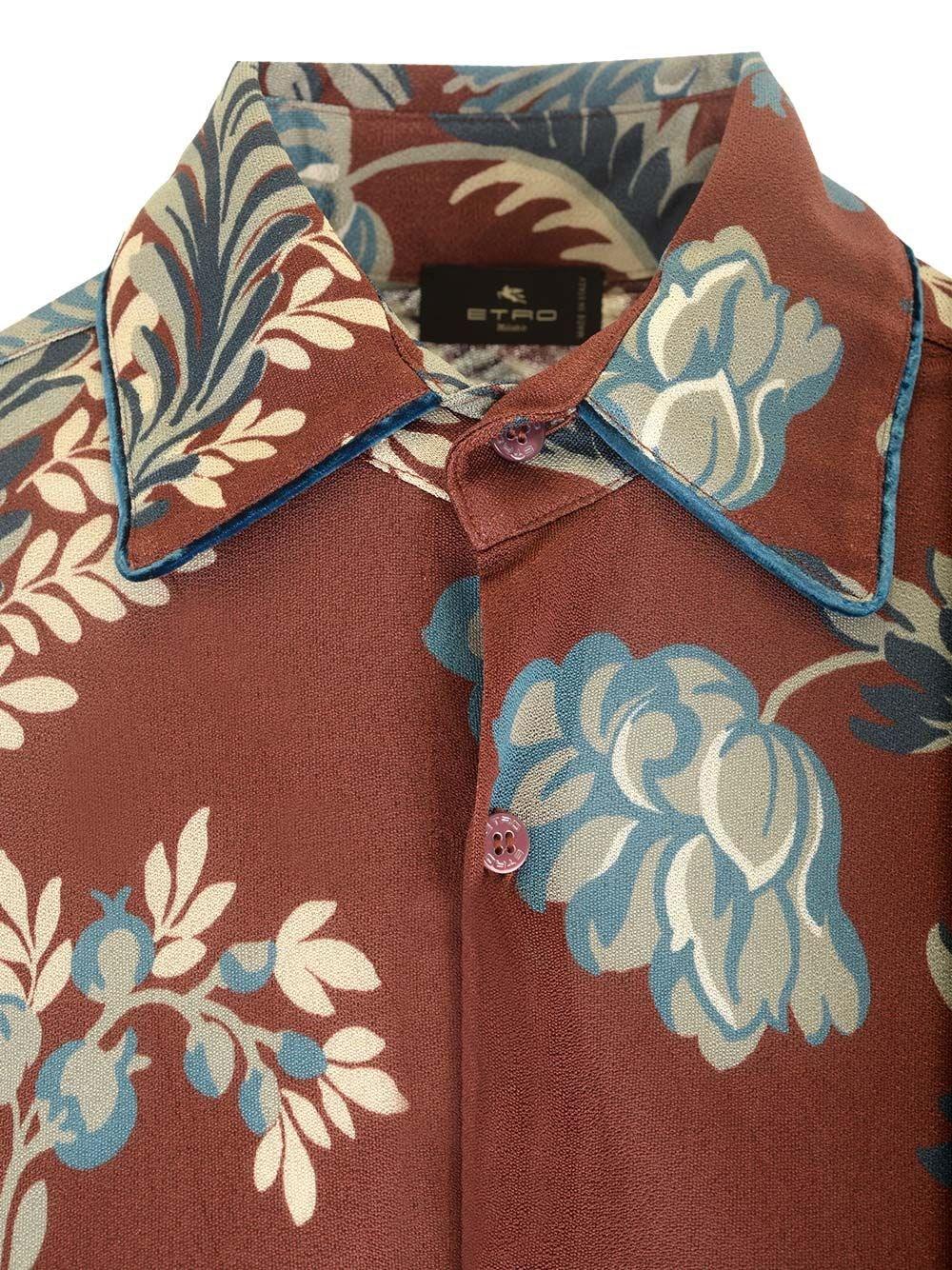 Al Duca D'Aosta Etro Camicia in cotone ricamato Offerta
