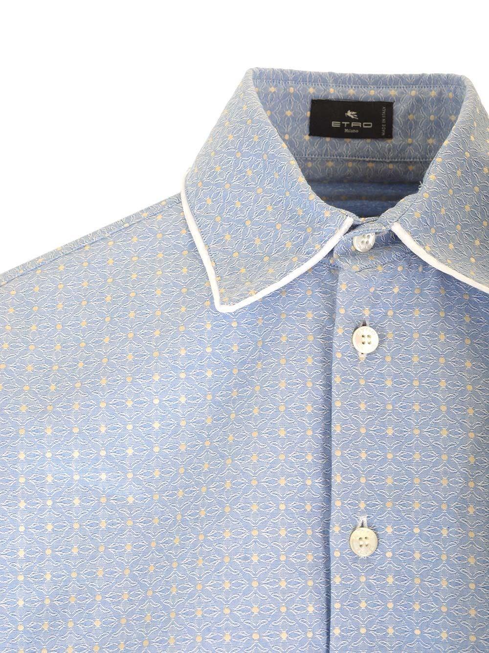 Al Duca D'Aosta Etro Camicia in cotone ricamato Outlet