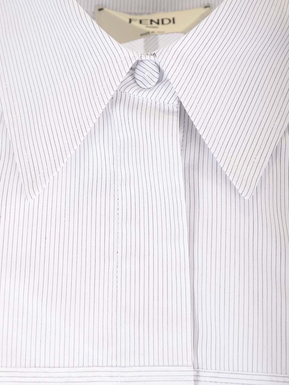 Al Duca D'Aosta Fendi Camicia slim fit a righe Spedizione Gratuita