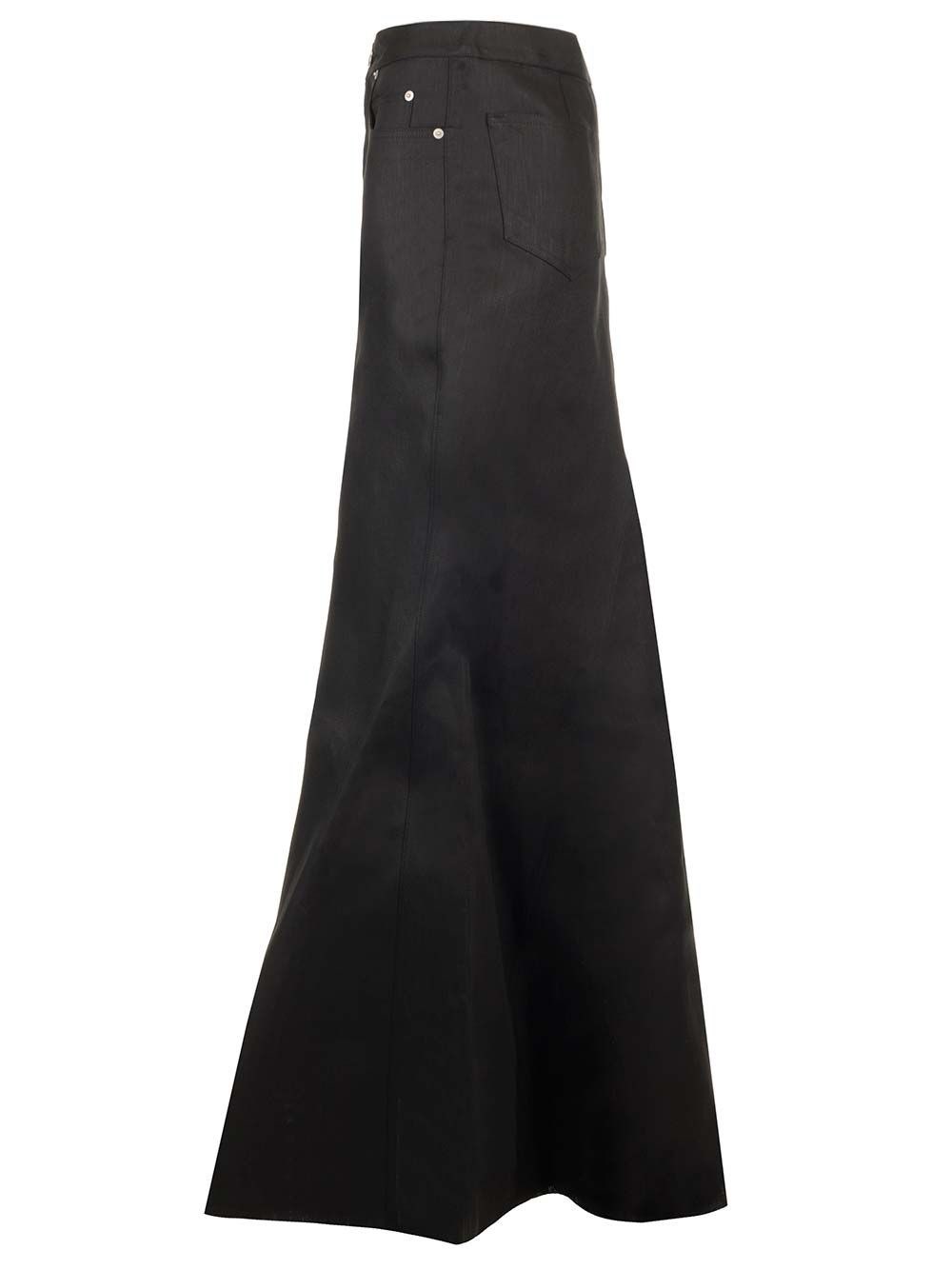 Al Duca D'Aosta Rick Owens Gonna lunga in twill Vendita