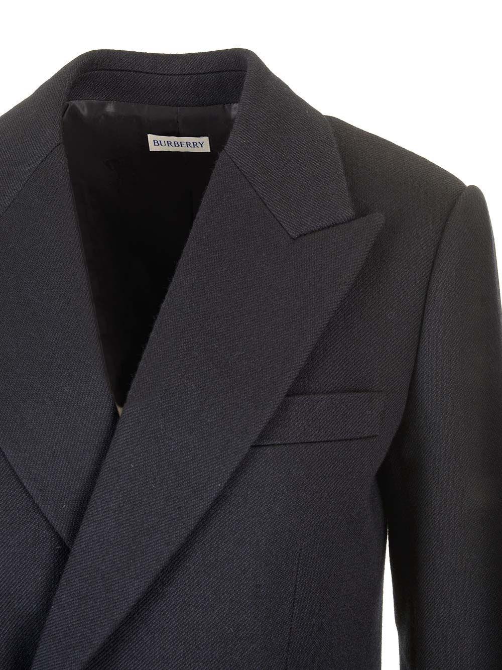 Al Duca D'Aosta Burberry Blazer doppiopetto blu navy Acquista Ora
