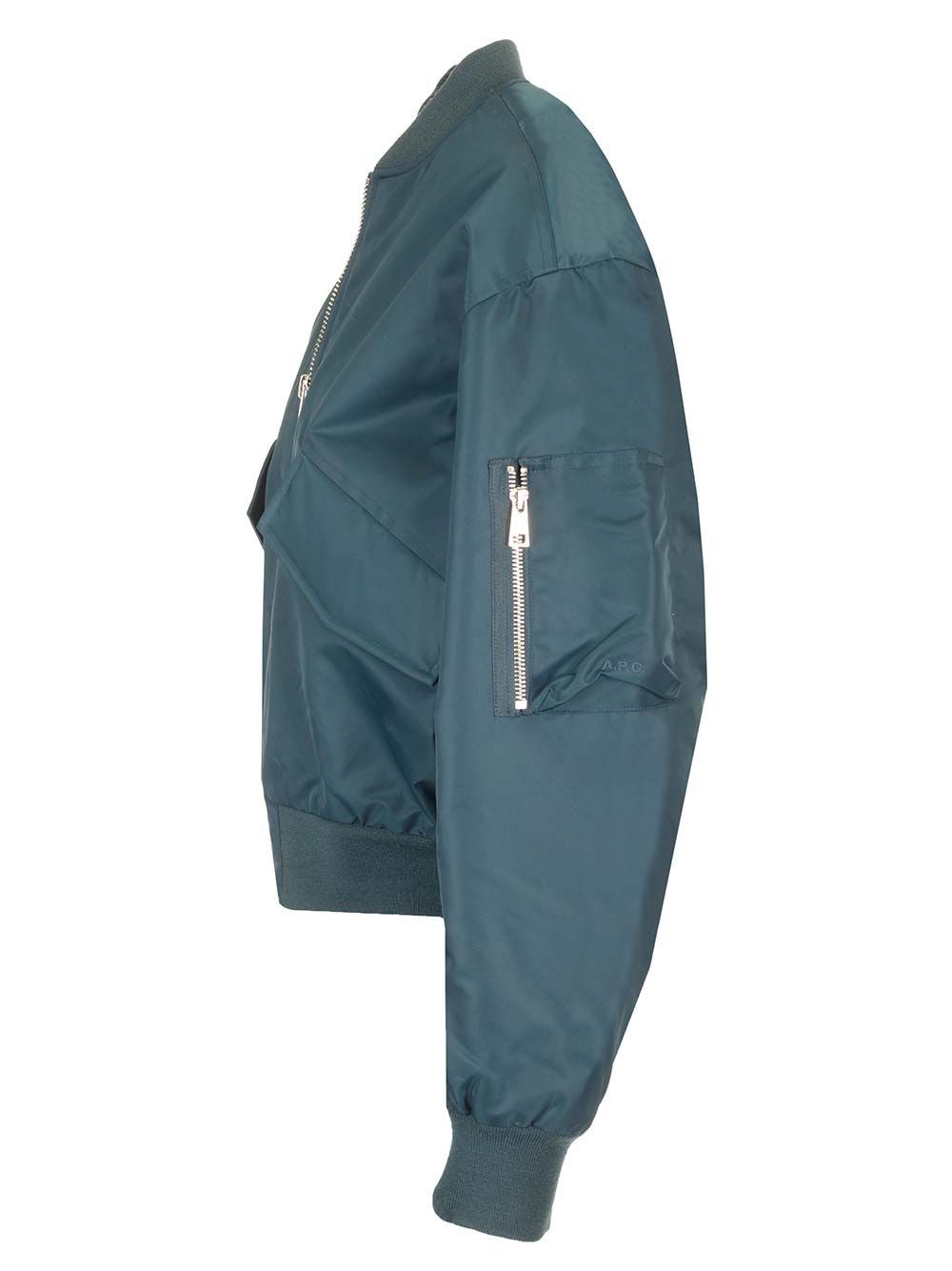 Al Duca D'Aosta A.p.c. Bomber blu "Ella" Consegna Veloce
