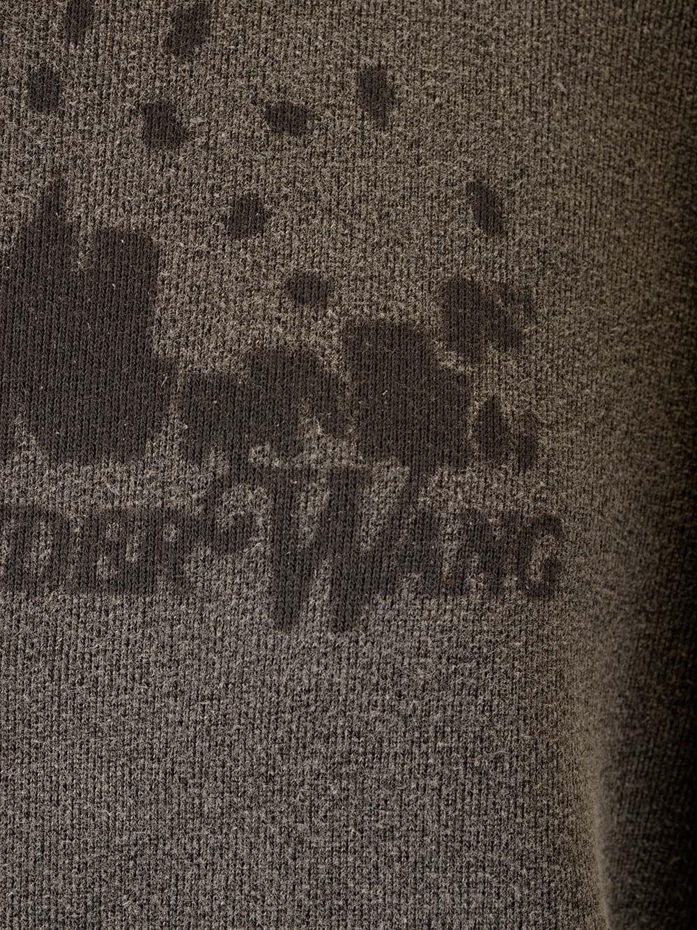 Al Duca D'Aosta Alexander Wang UNISEX HOODIE WITH DISTRESSED SKYLINE LOGO GRAPHIC WASHED CHARCOAL Qualità Garantita