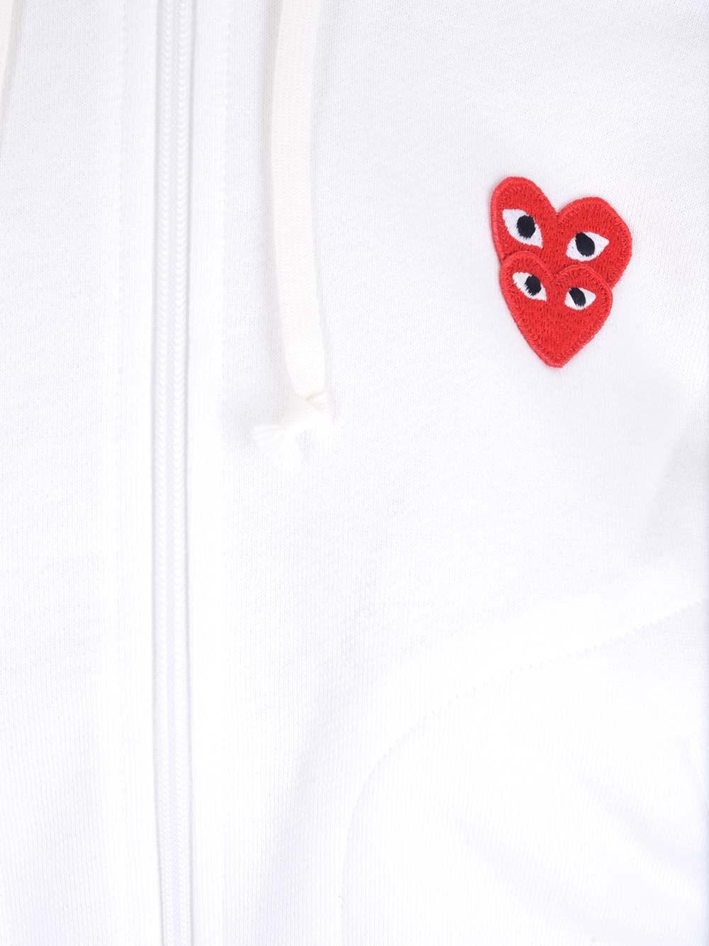 Al Duca D'Aosta Comme Des Garcons Play Felpa full zip Promozione Limitata
