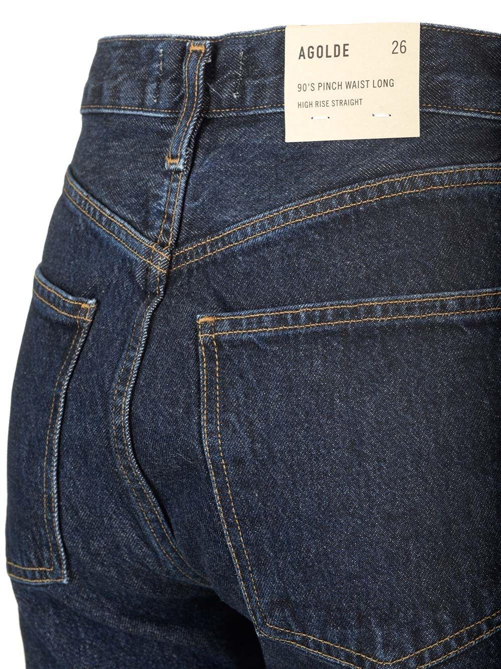 Al Duca D'Aosta Agolde Jeans "90's Pinch Waist" blu Offerta