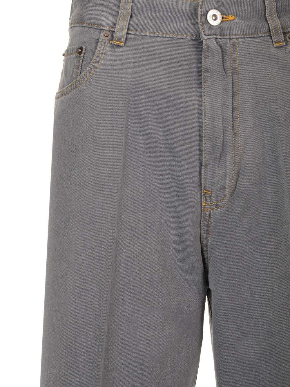 Al Duca D'Aosta Miu Miu Pantaloni in denim chambray Hotsell