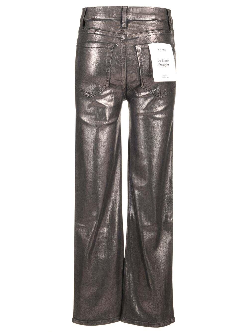 Al Duca D'Aosta Frame Jeans spalmato "Le sleek straight" Vendita Economica