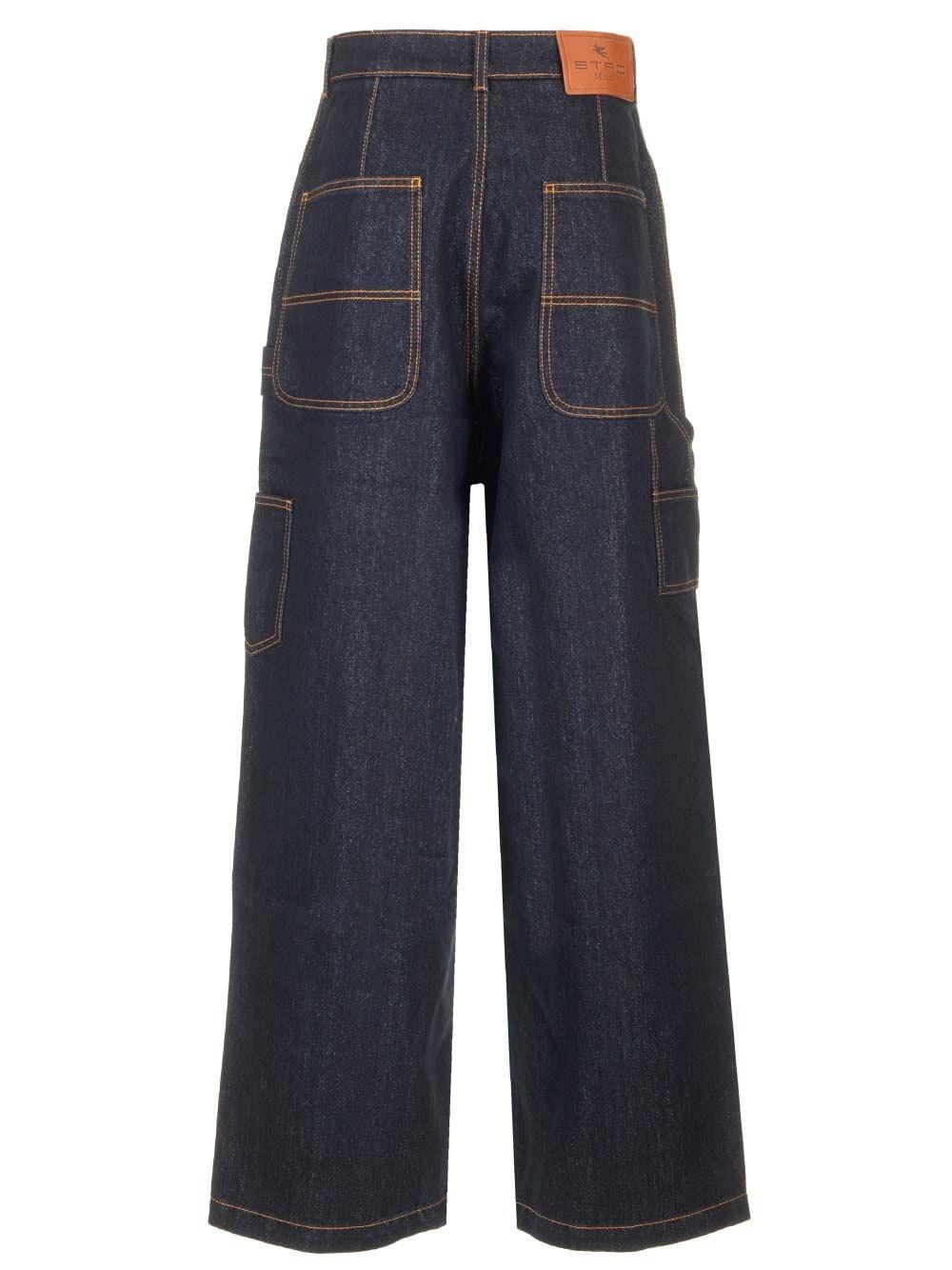 Al Duca D'Aosta Etro Jeans workwear blu Nuova