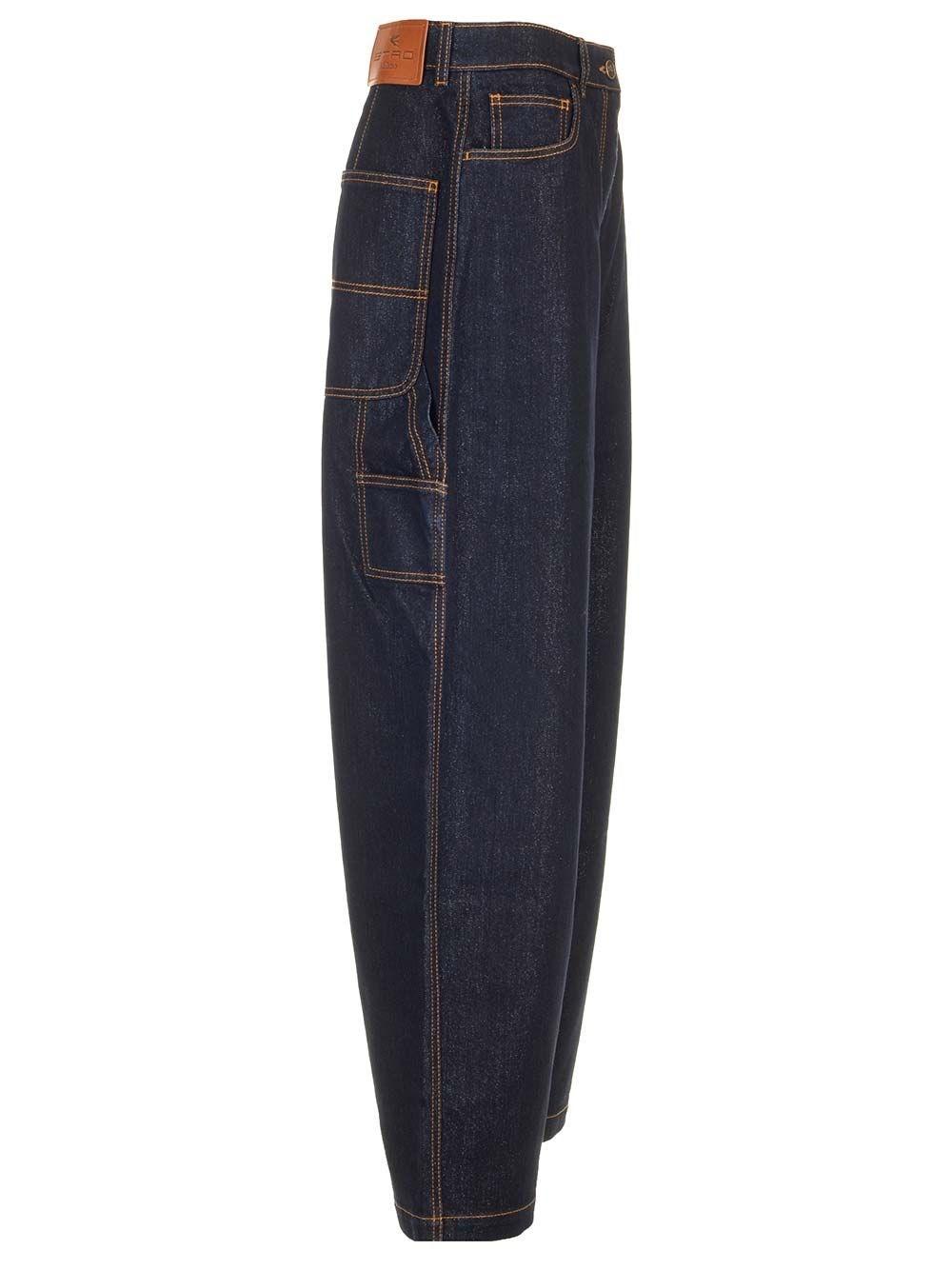 Al Duca D'Aosta Etro Jeans workwear blu Nuova