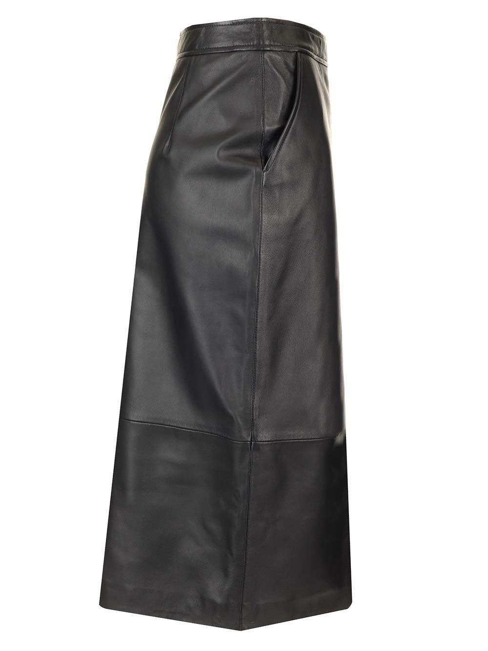 Al Duca D'Aosta Arma Gonna a tubino in pelle "Arkina" Shopping Online