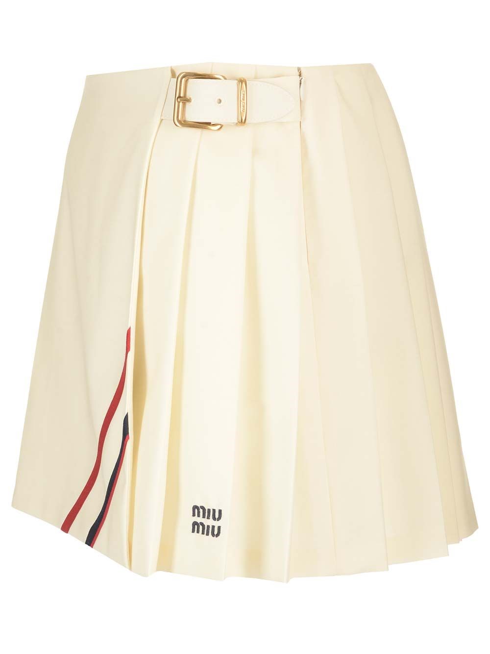 Al Duca D'Aosta Miu Miu Gonna plisse' in tela mohair In Vendita