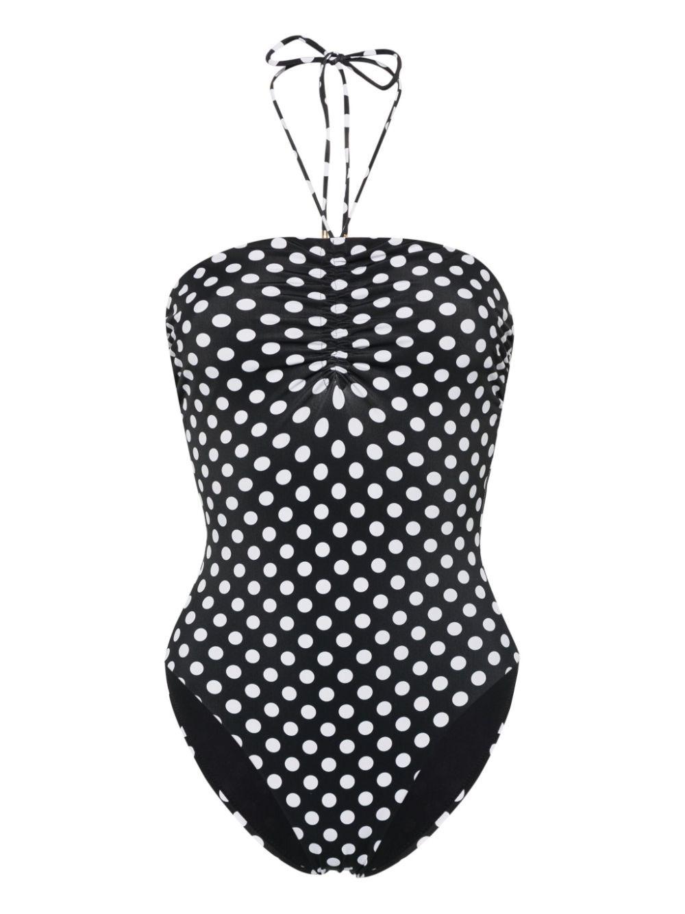 Al Duca D'Aosta Saint Laurent Costume da bagno bustièr a pois Qualità Garantita